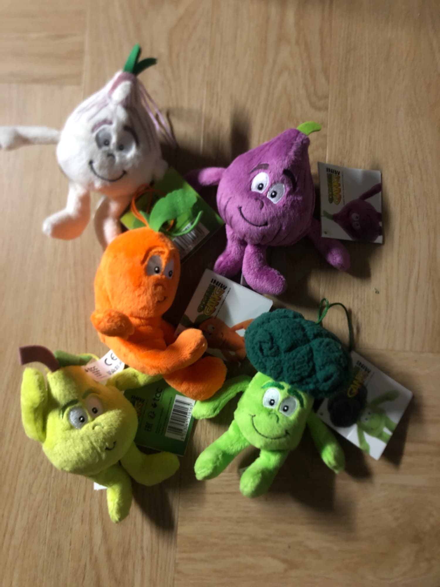 Peluche ortaggi/frutta